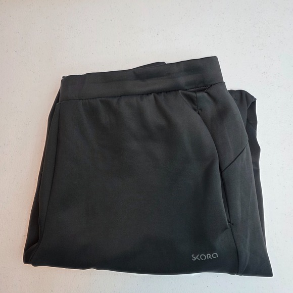 Skora Athletic Quick Dry Pants Mens L Gray Comfort Gym Outdoor - Picture 1 of 8